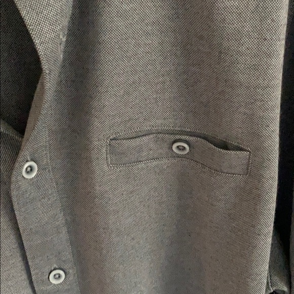 Saks Fifth Avenue Grey button down - Picture 3 of 5